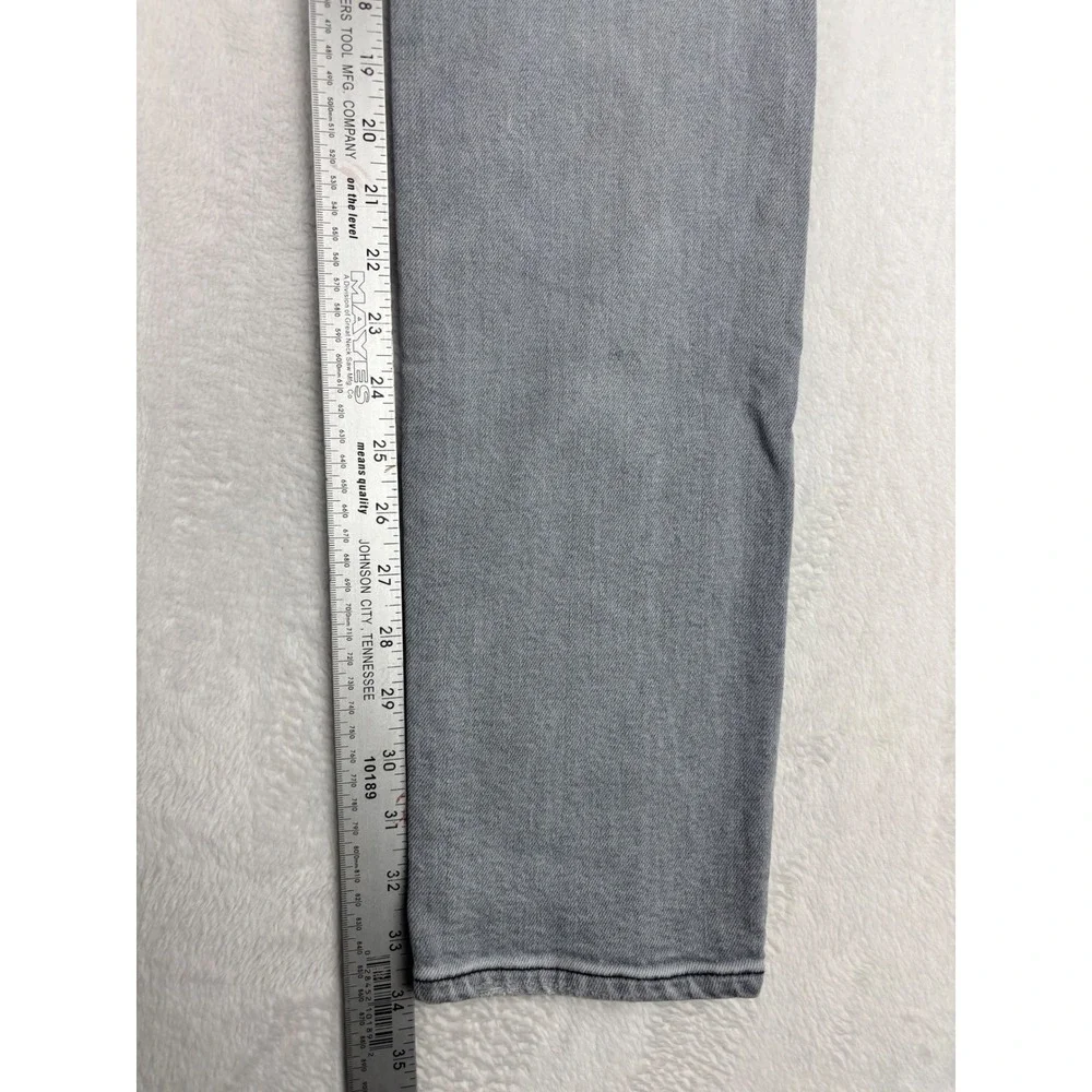 Joes Mens 31x34 Jeans Brixton Slim Straight Distressed Grungy Grey Denim
